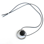 Load image into Gallery viewer, Ball and Circular Disc Necklace
